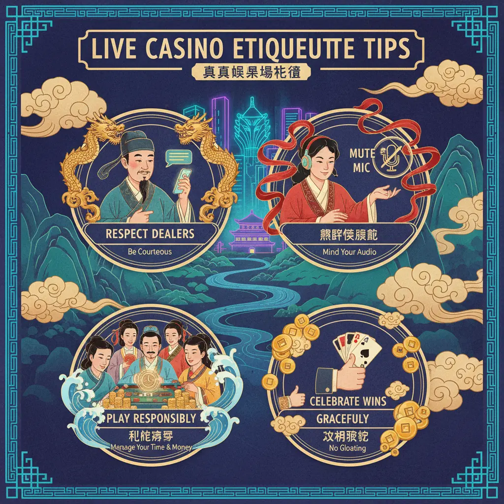 Live casino etiquette tips - etiquette