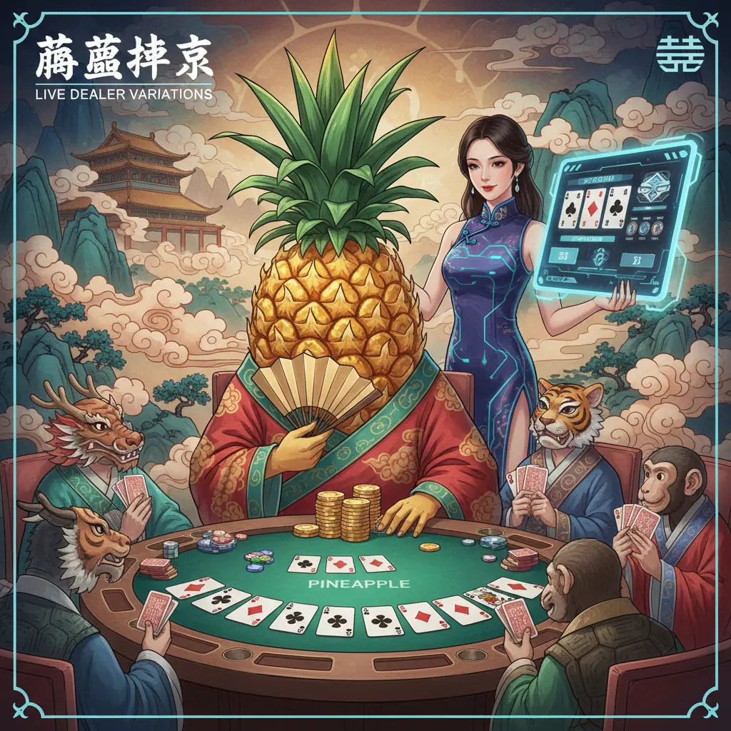 Live dealer poker variations - Pineapple