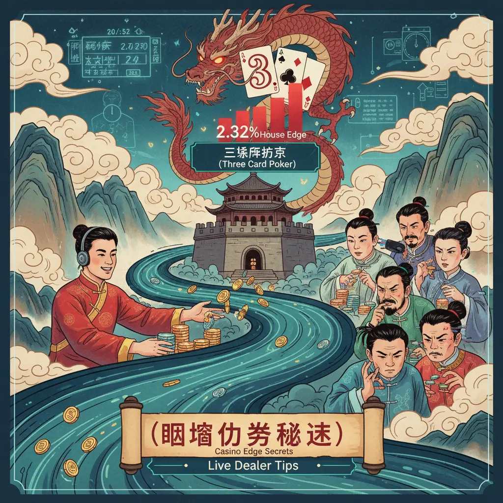 Three card poker live dealer tips - house