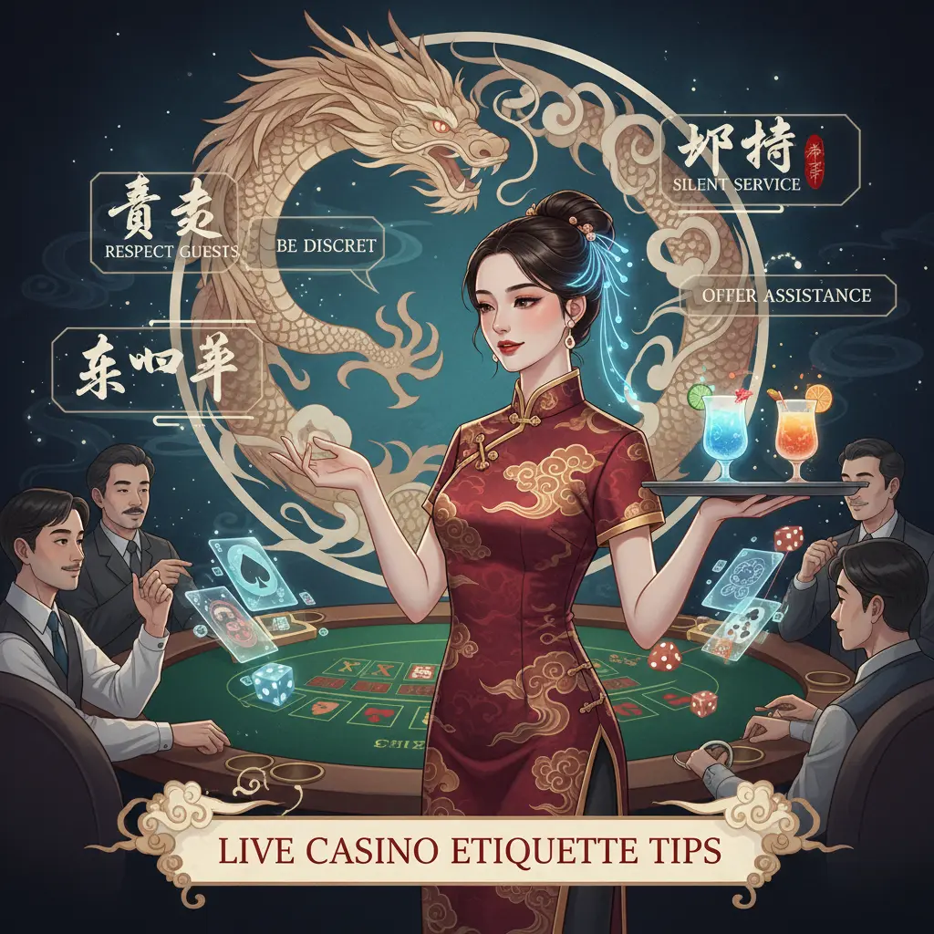 Live casino etiquette tips - cocktail