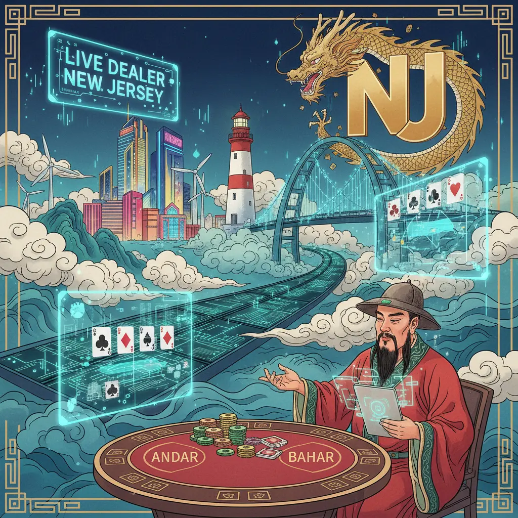 Live dealer andar bahar online - Jersey