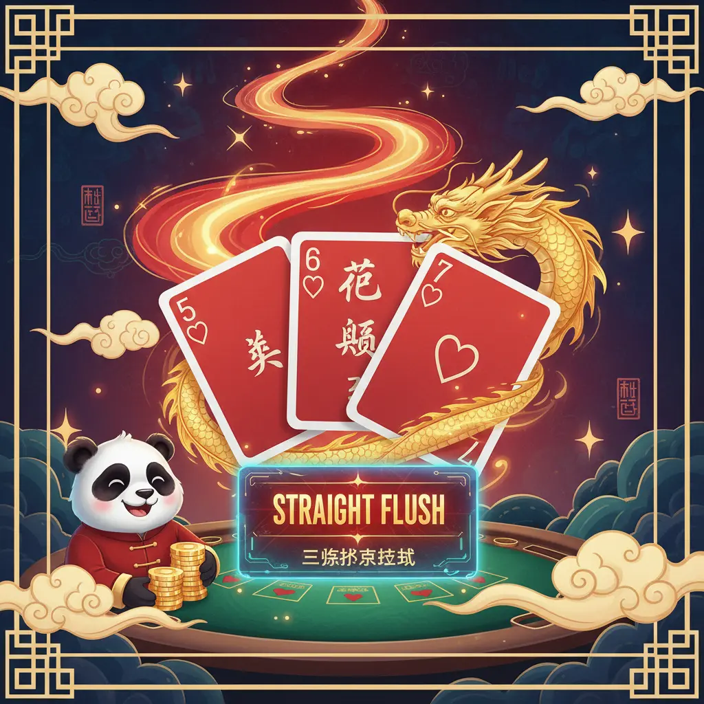 Three card poker live dealer tips - Straight