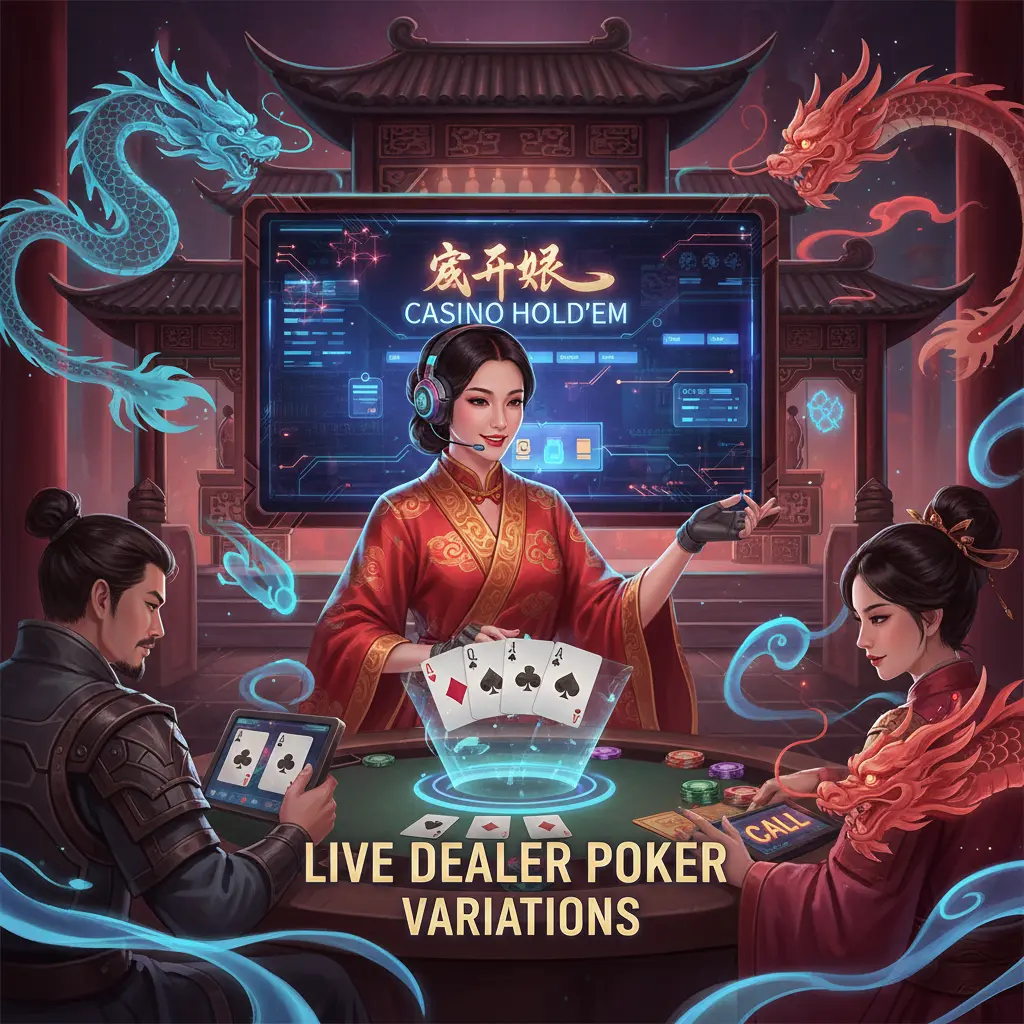 Live dealer poker variations - Casino