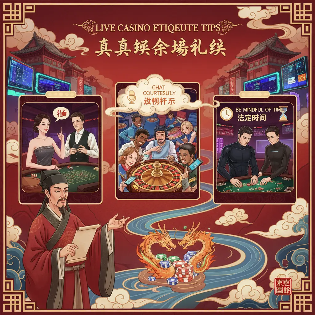 Live casino etiquette tips - Dealer