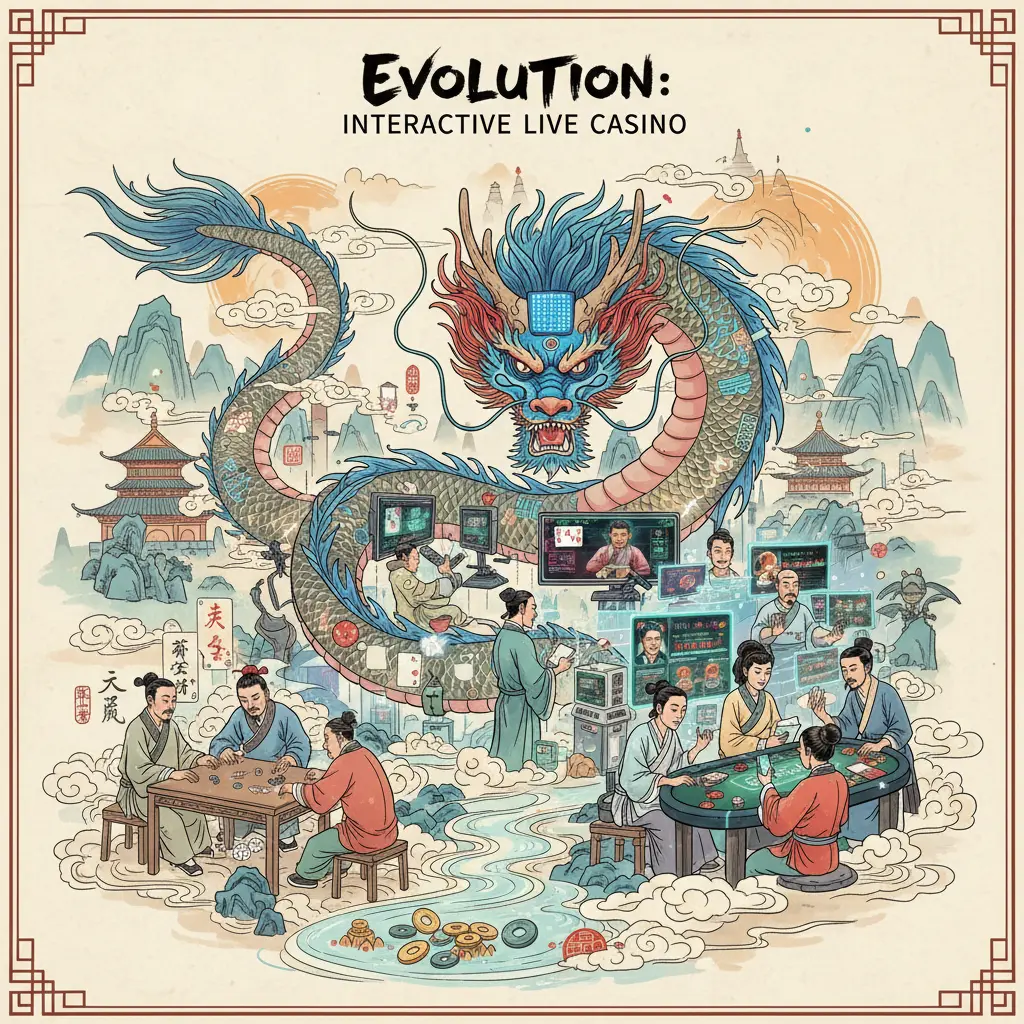 Interactive live casino games - Evolution
