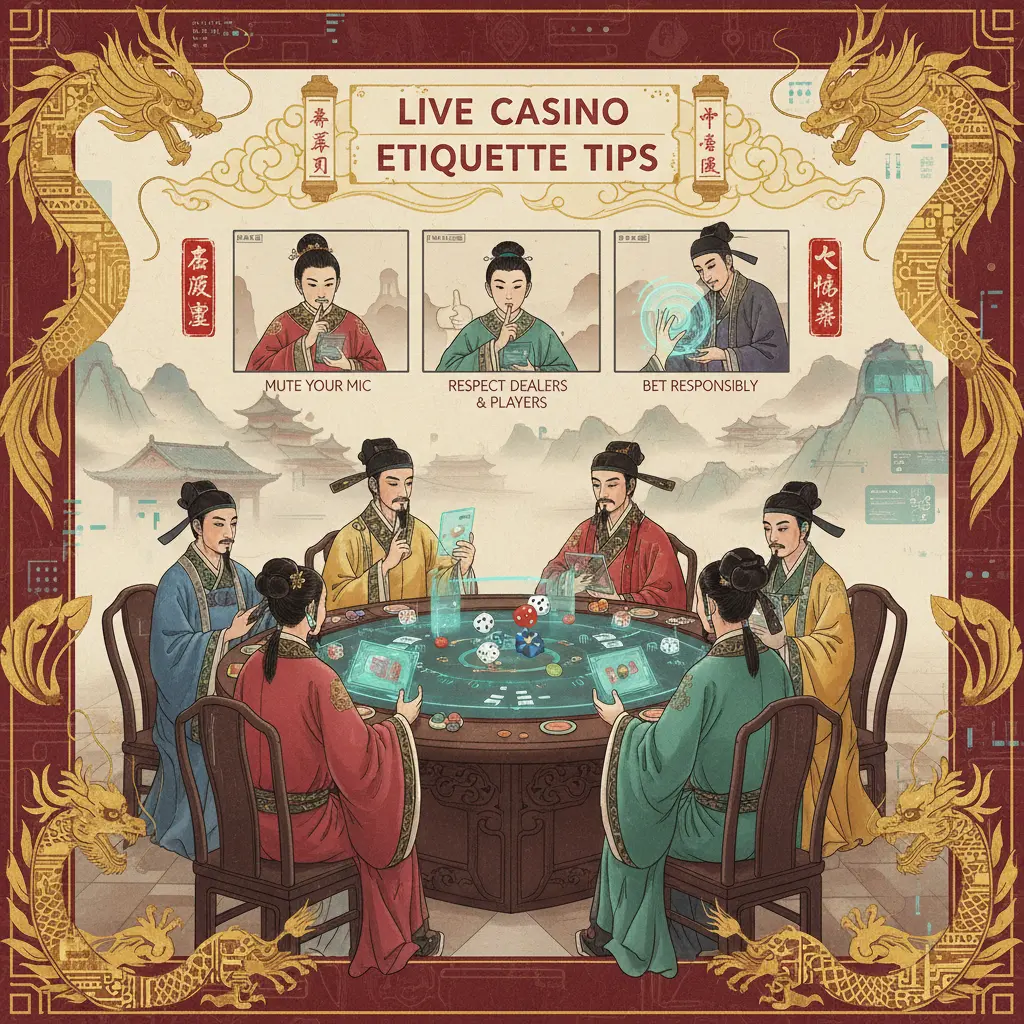 Live casino etiquette tips - Players