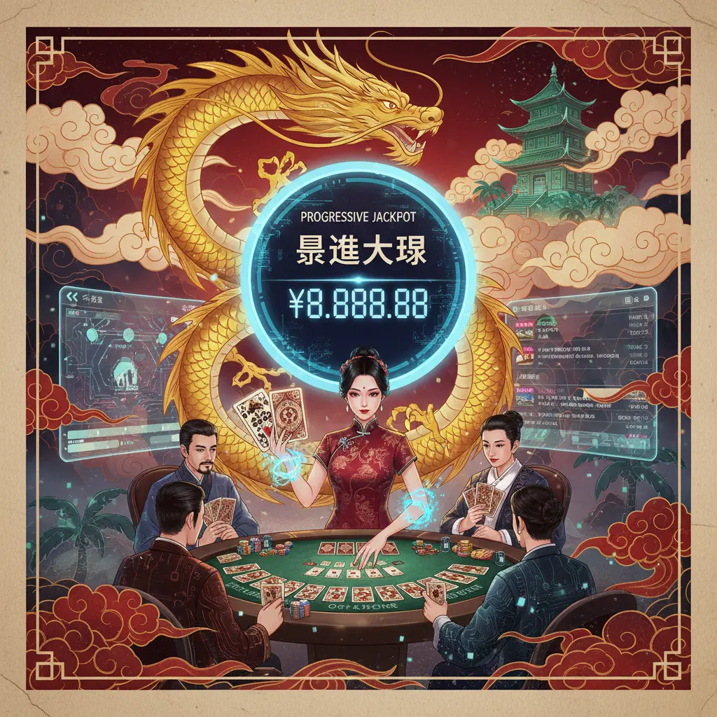 Caribbean stud live dealer games - Progressive