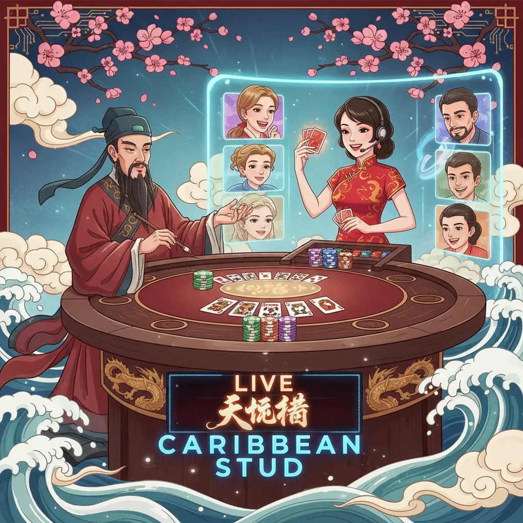 Caribbean stud live dealer games - Caribbean