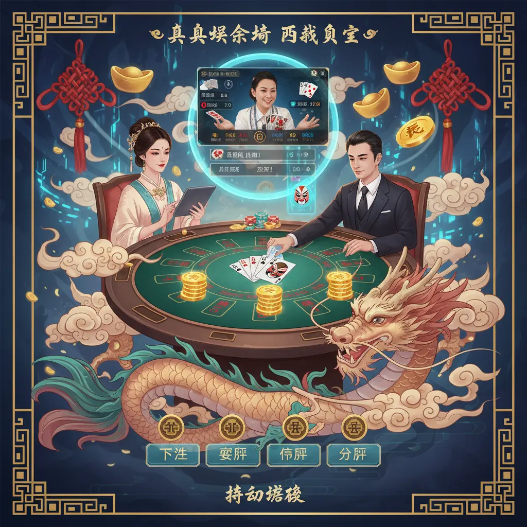 Interactive live casino games - Blackjack