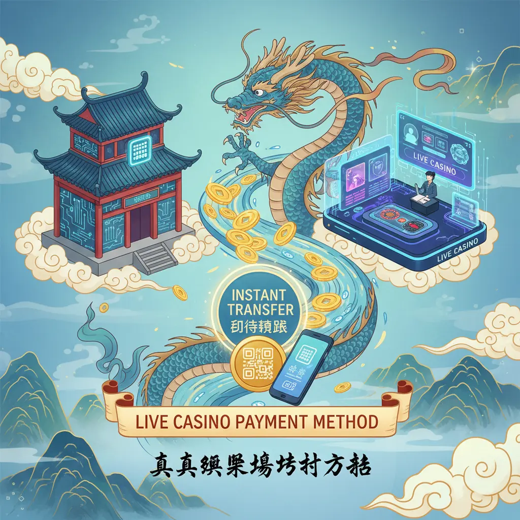 Live casino payment methods - Transfer